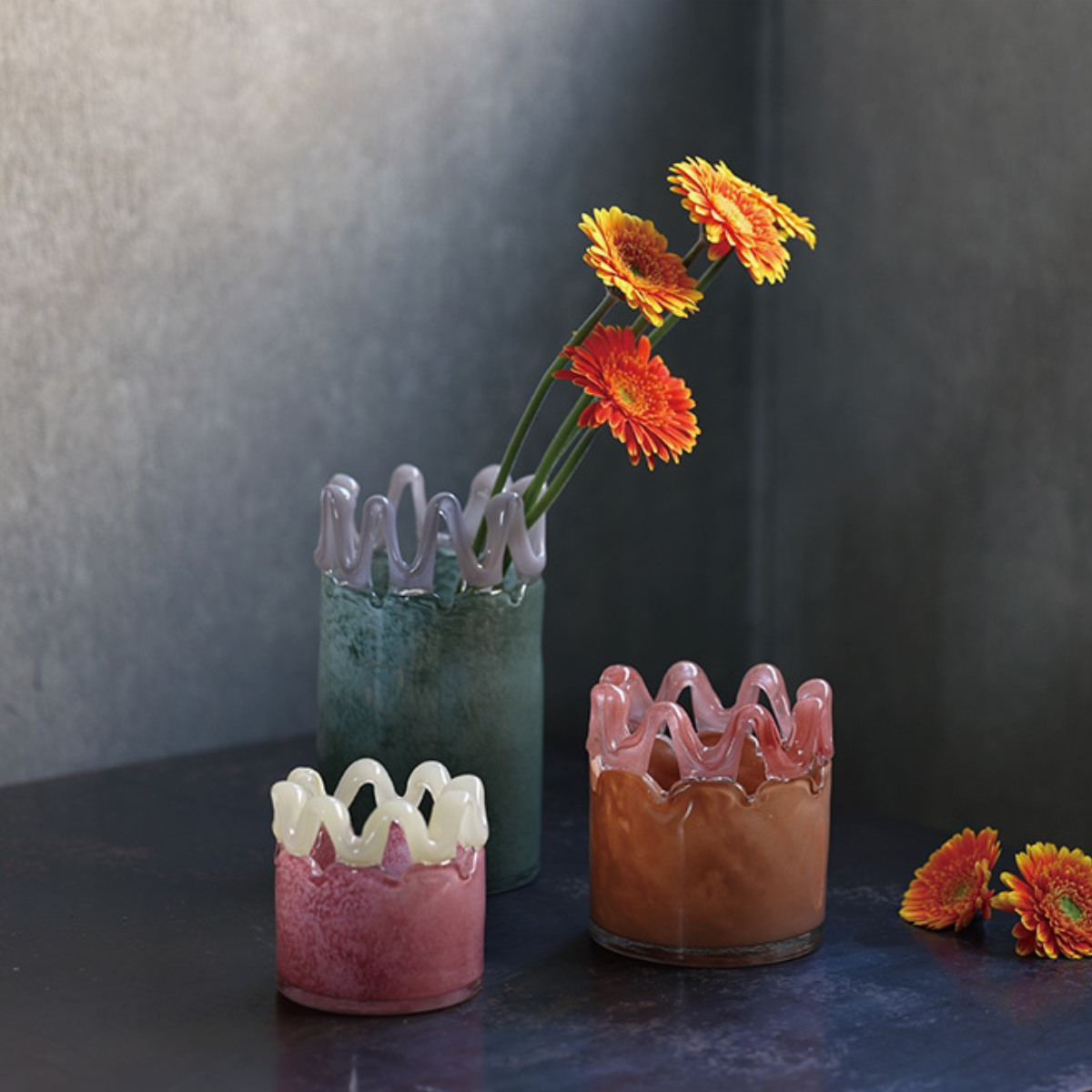 magnet 花瓶 ハンナ ラージ （ 花ビン 花びん 花器 ベース ガラス