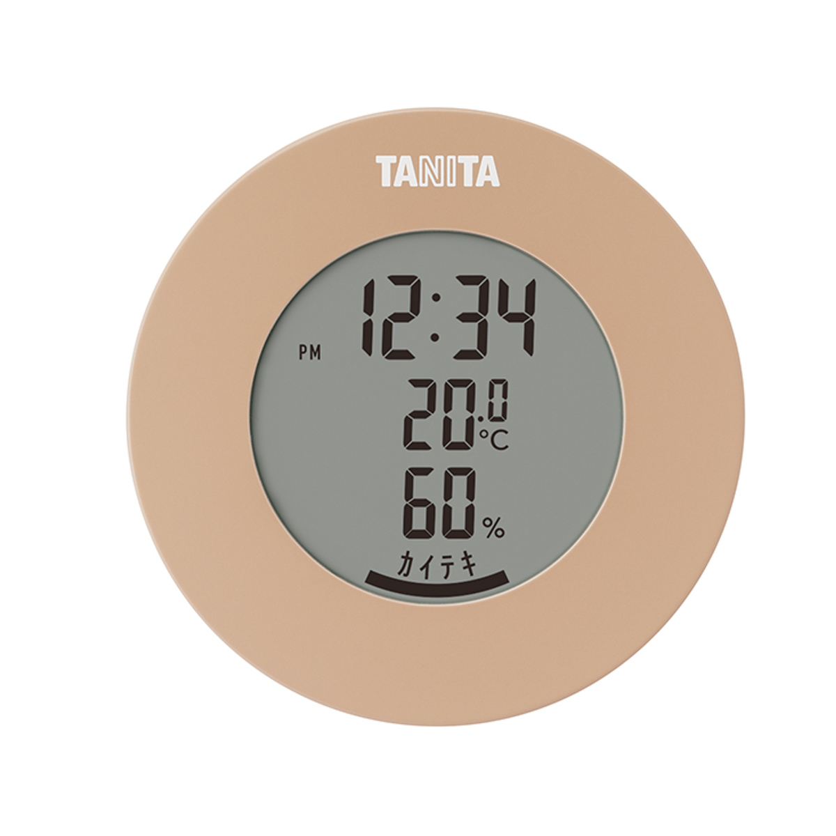 TANITA（タニタ） デジタル 温湿度計 丸型 マグネット 置き型 （ 温湿