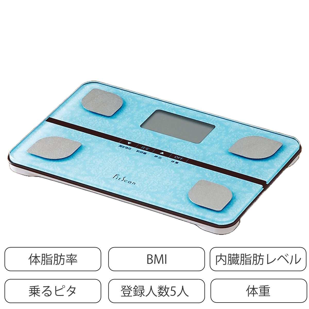 タニタ 体組成計 フィットスキャン ( 体重計...の詳細画像2