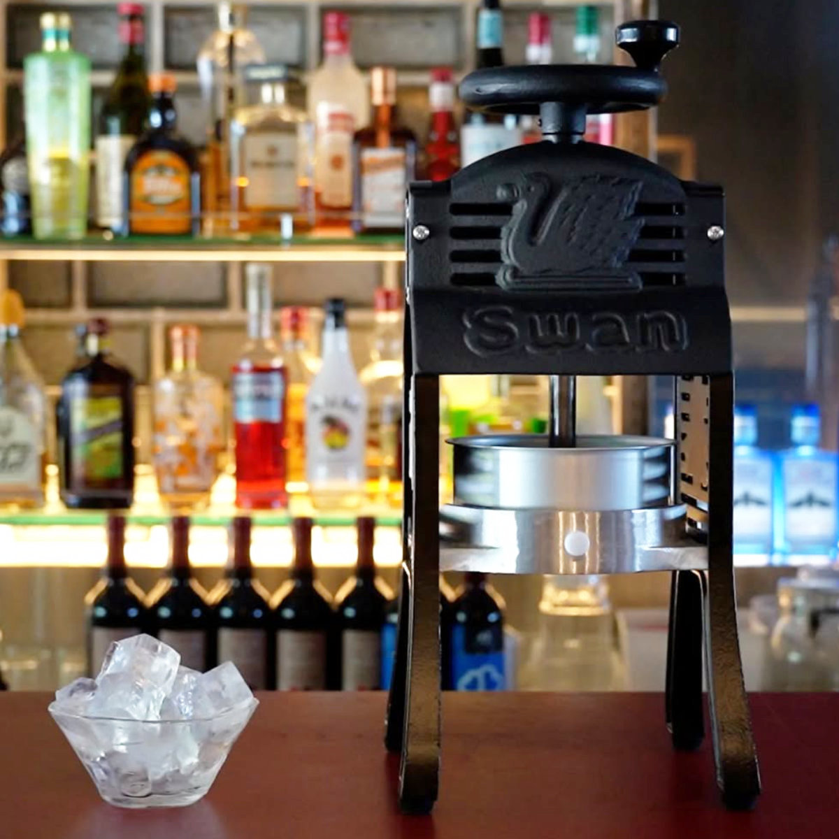 池永鉄工 氷削機 かき氷機 BLACK SWAN W ブラックスワン バラ氷対応