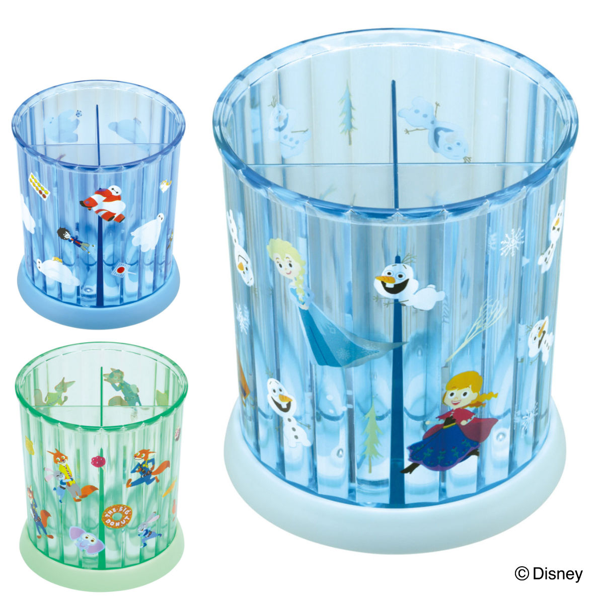 スケーター 収納ケース 回転式小物スタンド 小物入れ ディズニー アナ