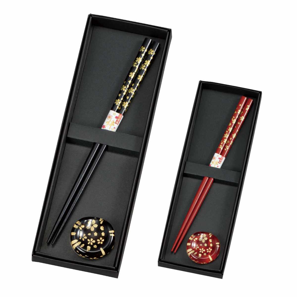 カノー 箸 箸置き 桜 2点セット （ 日本製 お箸 箸置 カトラリー 和柄