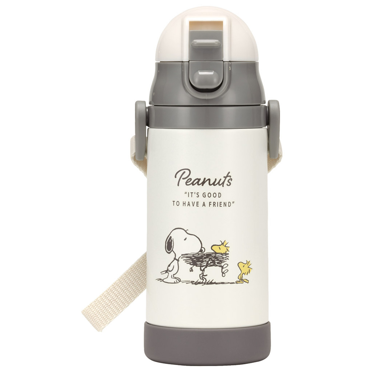 スケーター 水筒 ストローステンマグ スヌーピー 2way 保冷 軽量 350ml