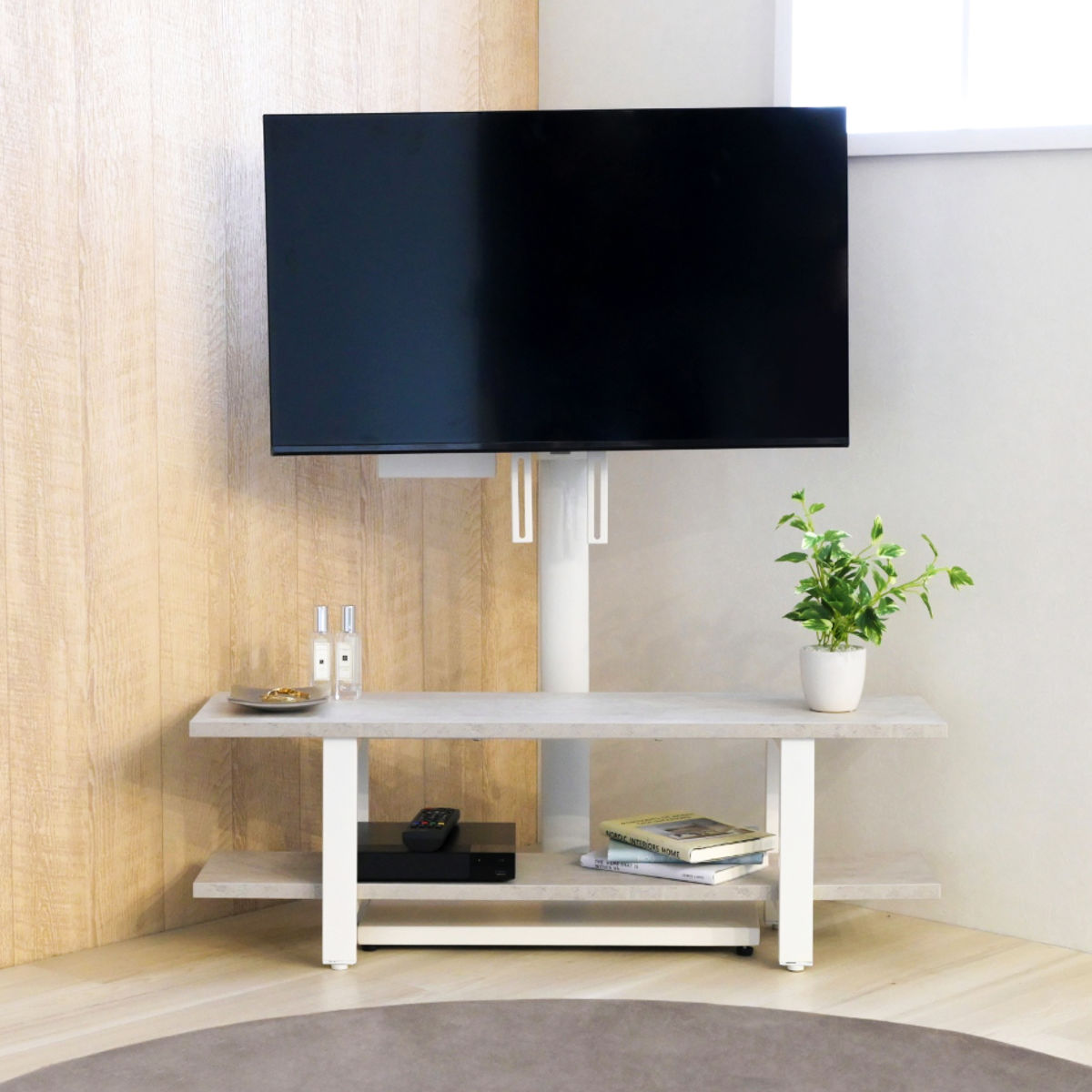 TVスタンド ラック 幅90cm 2点セット 50インチ対応 （ テレビ台 テレビ