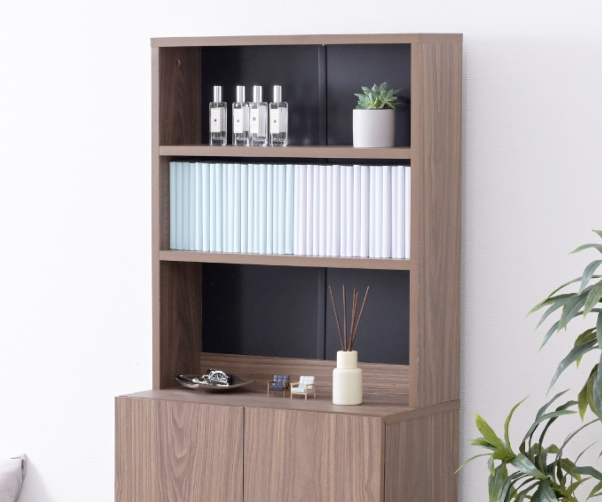 JK-PLAN（ジェイケイ・プラン） 本棚 幅60cm キャビネット ハイタイプ