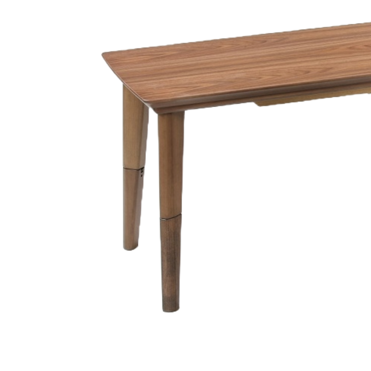 こたつテーブル 継ぎ脚 幅120cm ハイタイプ ロータイプ 2way （ こたつ