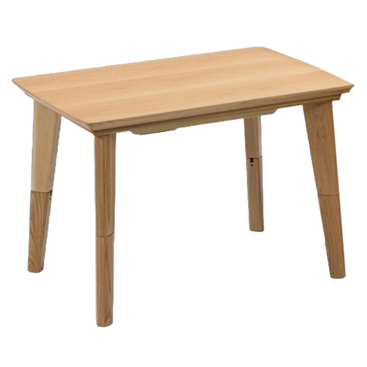 継脚付　ウッディテーブル　120×60 ナチュラル 継脚付ウッディテーブル120×60