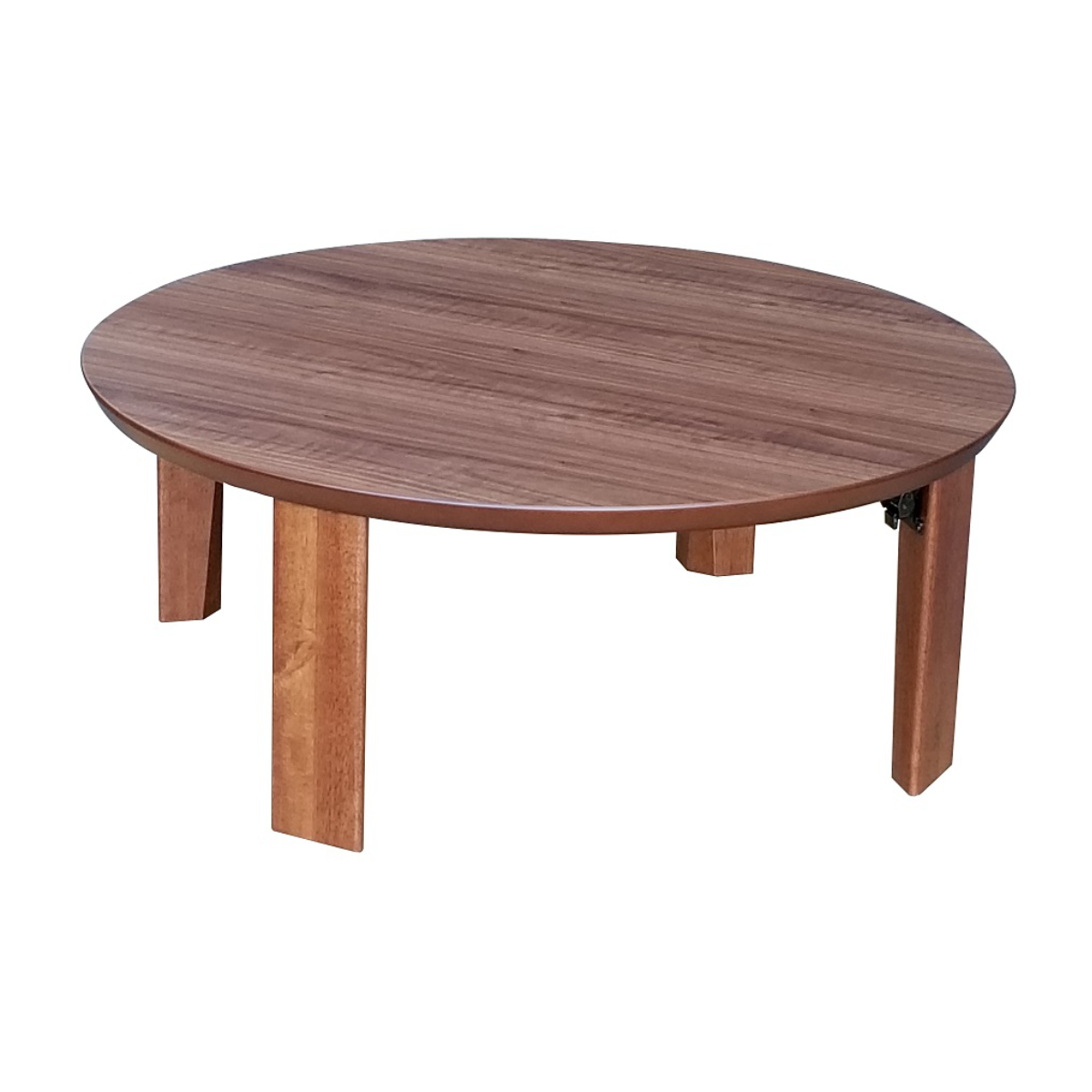 折りたたみテーブル Maron circle(マロン・サークル)　ローテーブル ローテーブル 折りたたみ 円型 直径90cm 座卓マロン （ テーブル 天然