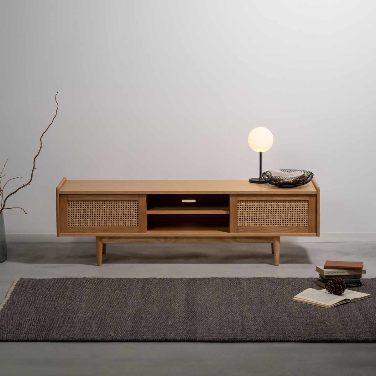東谷 form ローボード 幅150cm 60インチ対応 ガモット ラタン調