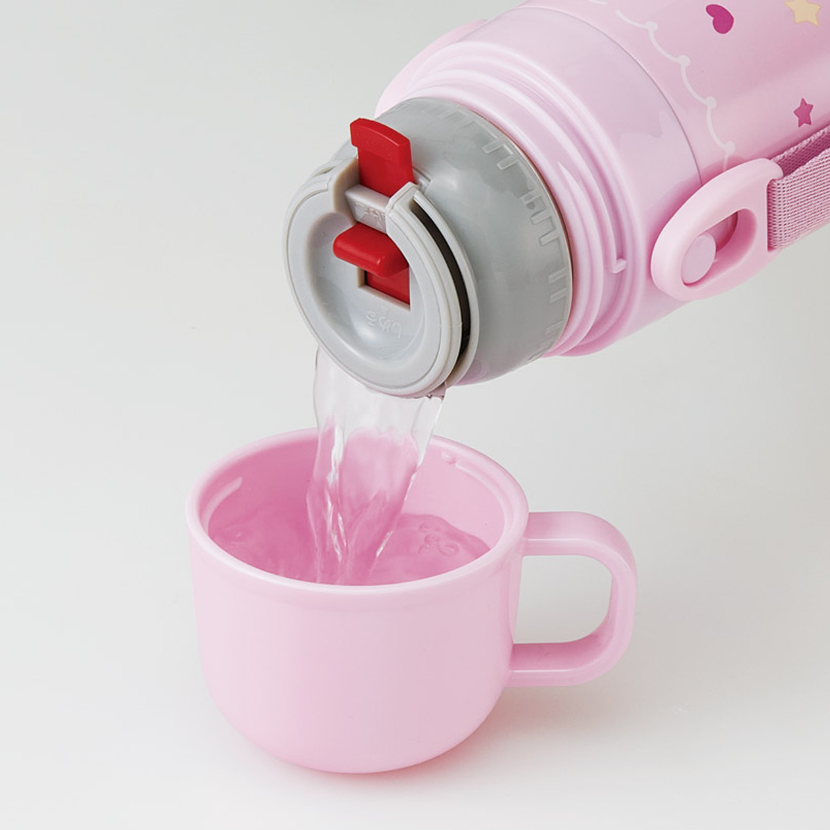 スケーター 水筒 350ml 子供用2WAYボトル らぶい〜ず （ 保温 保冷