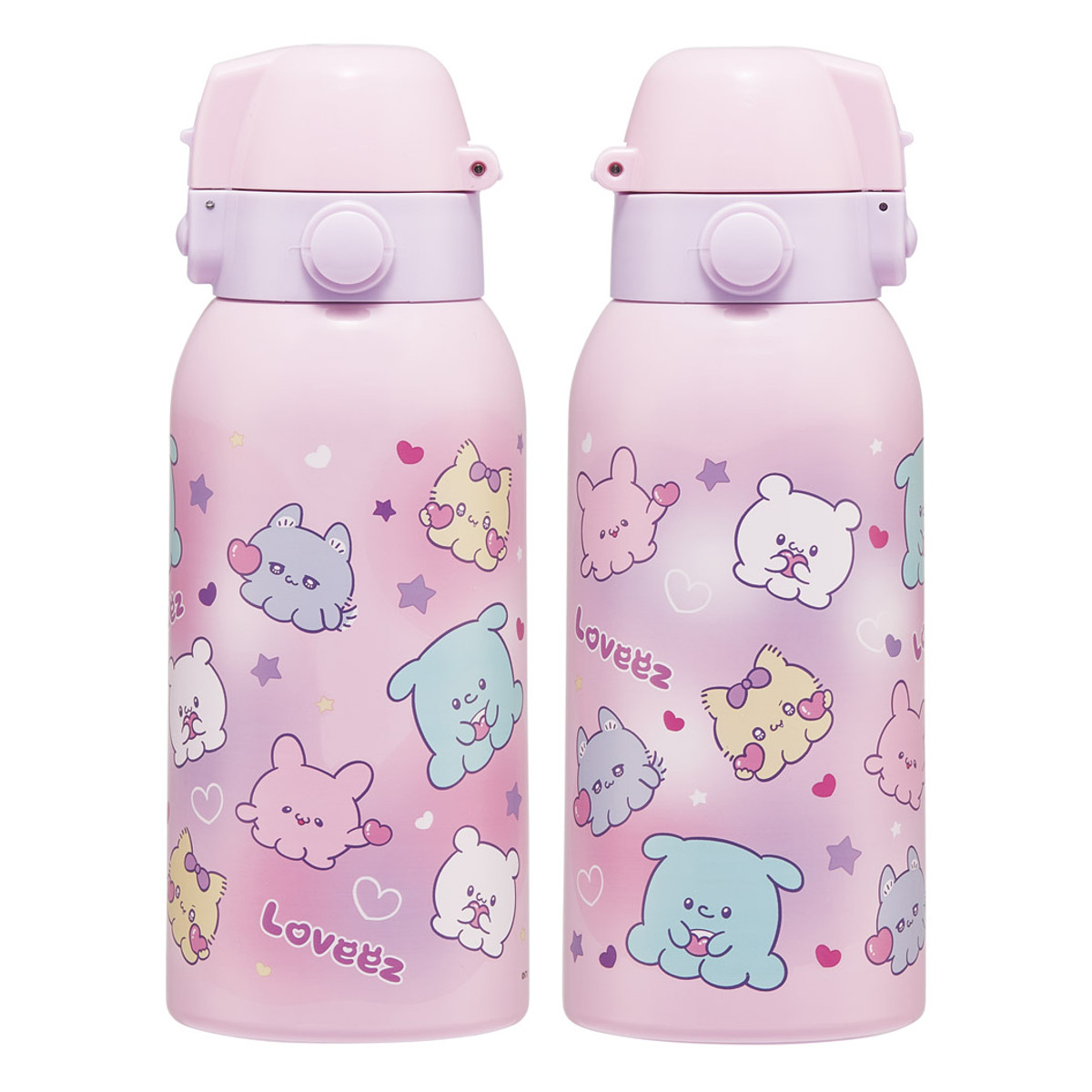 スケーター 水筒 600ml ステンレスダイレクトボトル らぶい〜ず