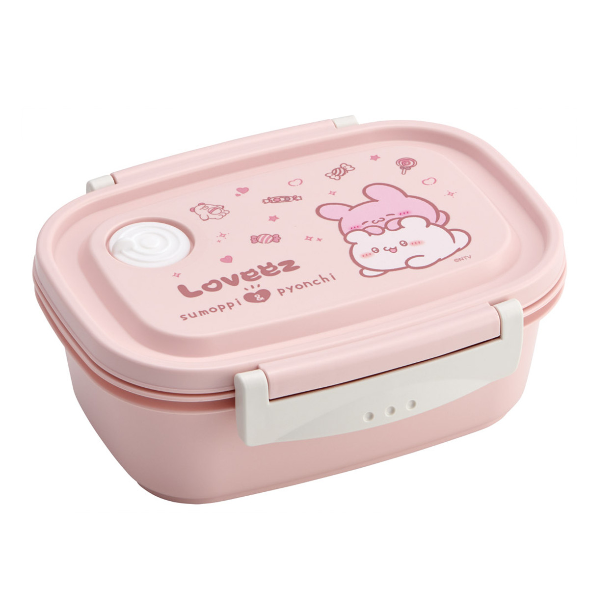 スケーター 弁当箱 550ml ラク軽弁当箱 M らぶい〜ず （ お弁当箱
