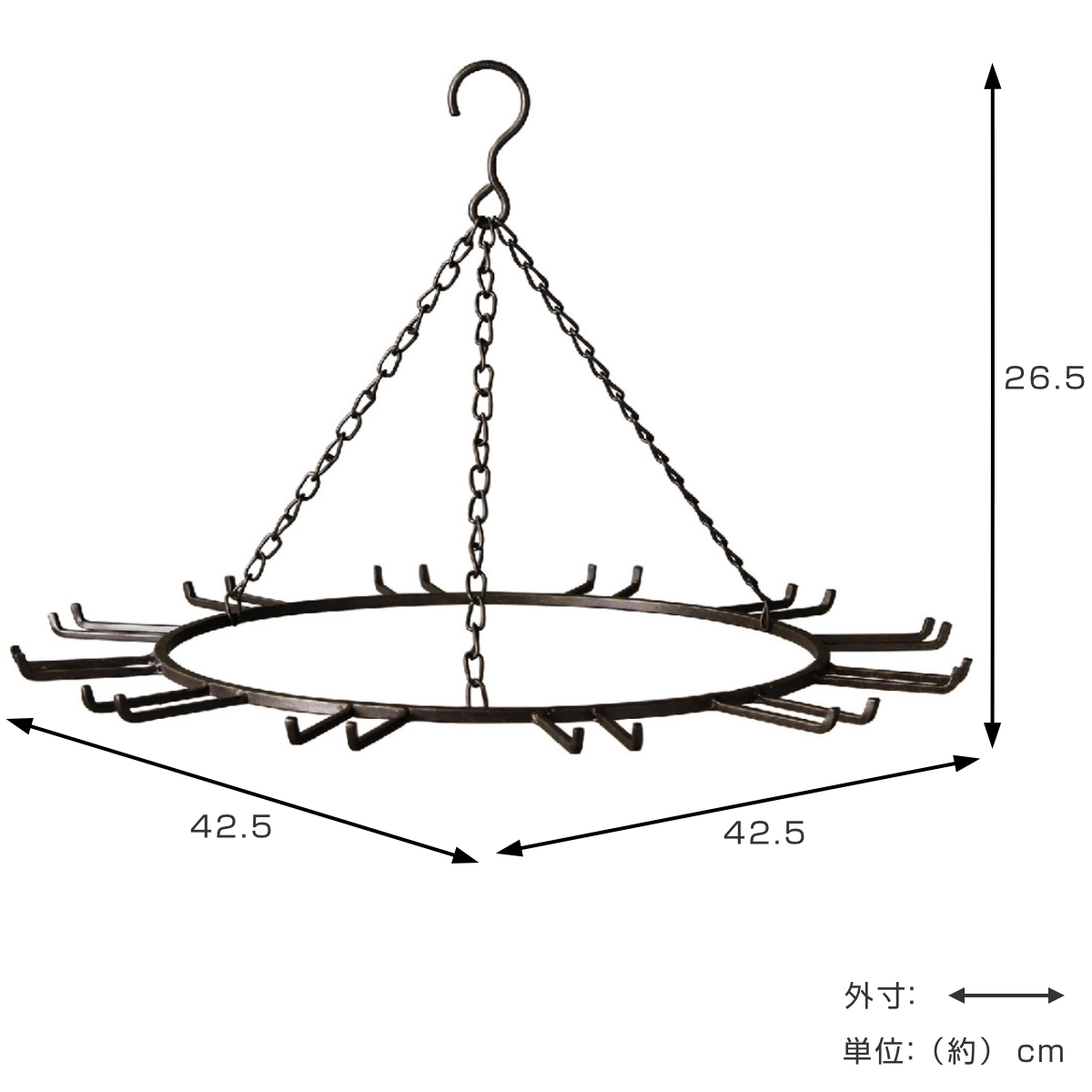 ジョアン フック KAWAJUN ミニフック AC-071-XC | フック クローム マフラー スカーフ