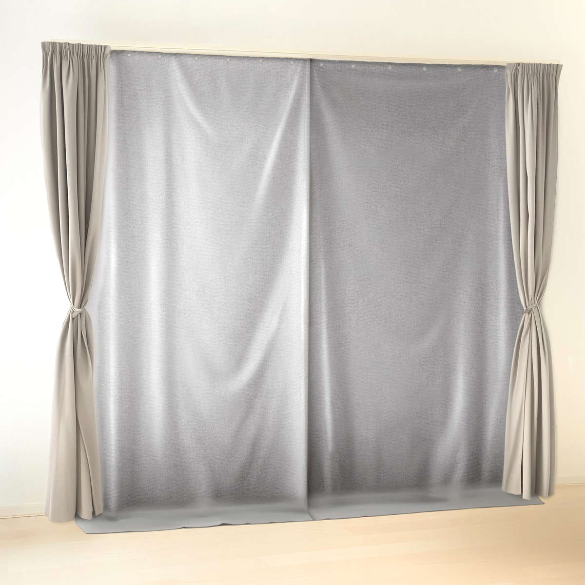 断熱カーテン 断熱カーテンライナー プレミアム遮熱 100cm×225cm