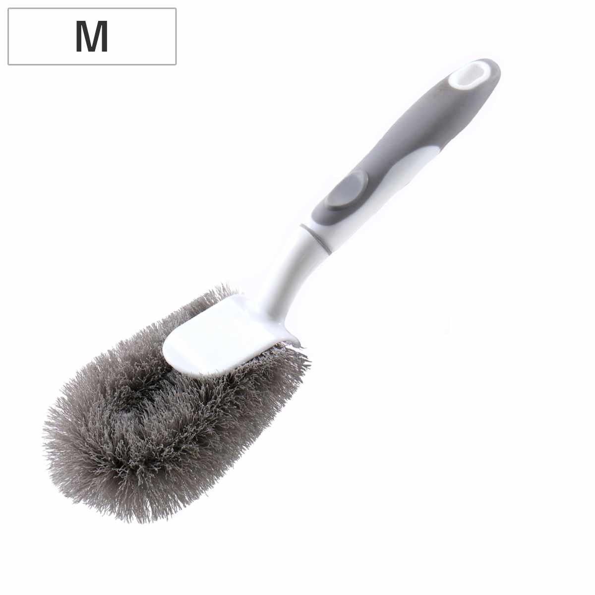 ハンドル付きたわし カビ 腐食に強い 浴室 床 キッチン 鍋 やわらか 中サイズ （ たわし ソフト グリップ 中 食器洗い 浴室掃除 掃除 マルチ ポリプロピレン ）