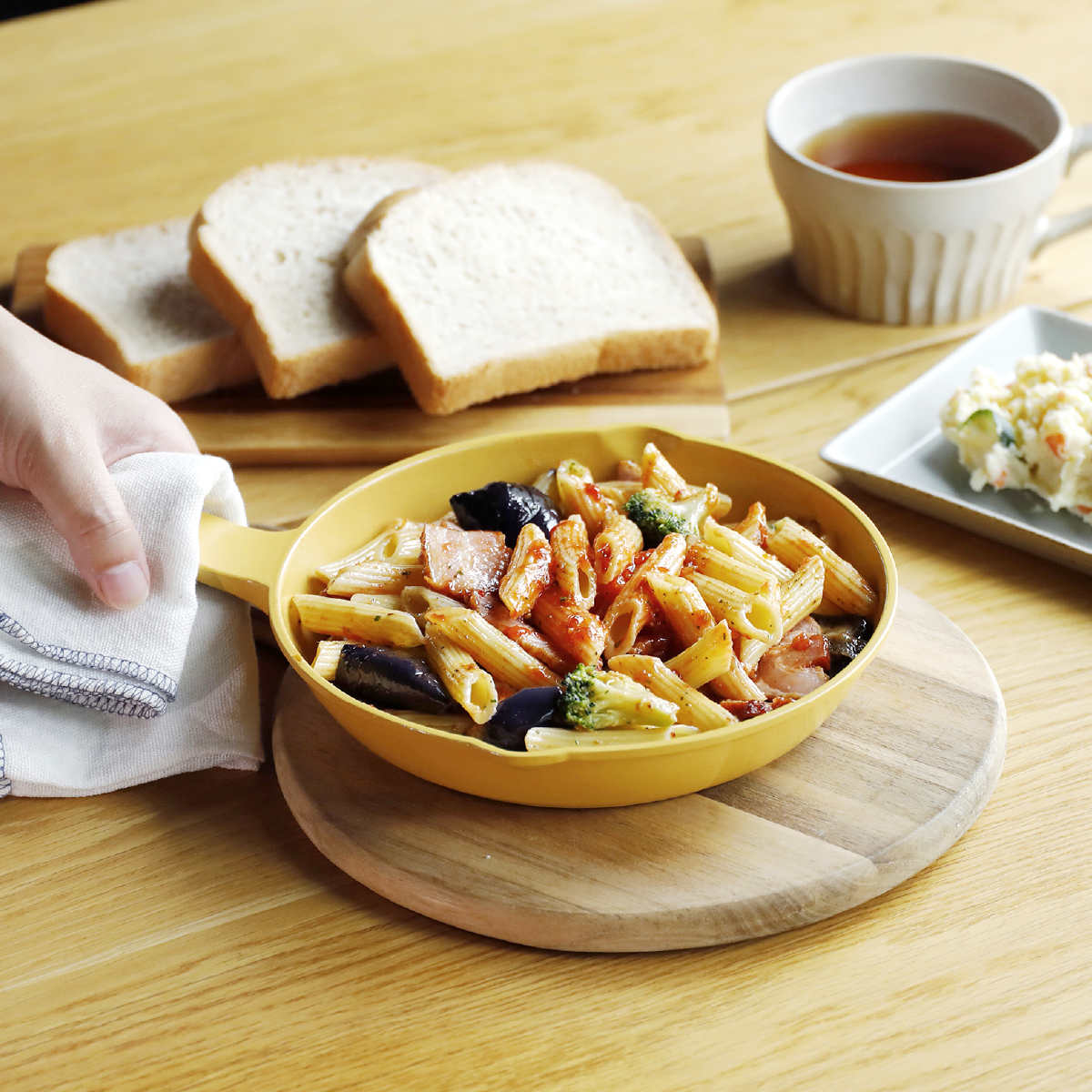 グリルプレート 丸型 19cm IH対応 copan 食洗機対応 （ グリルトレー