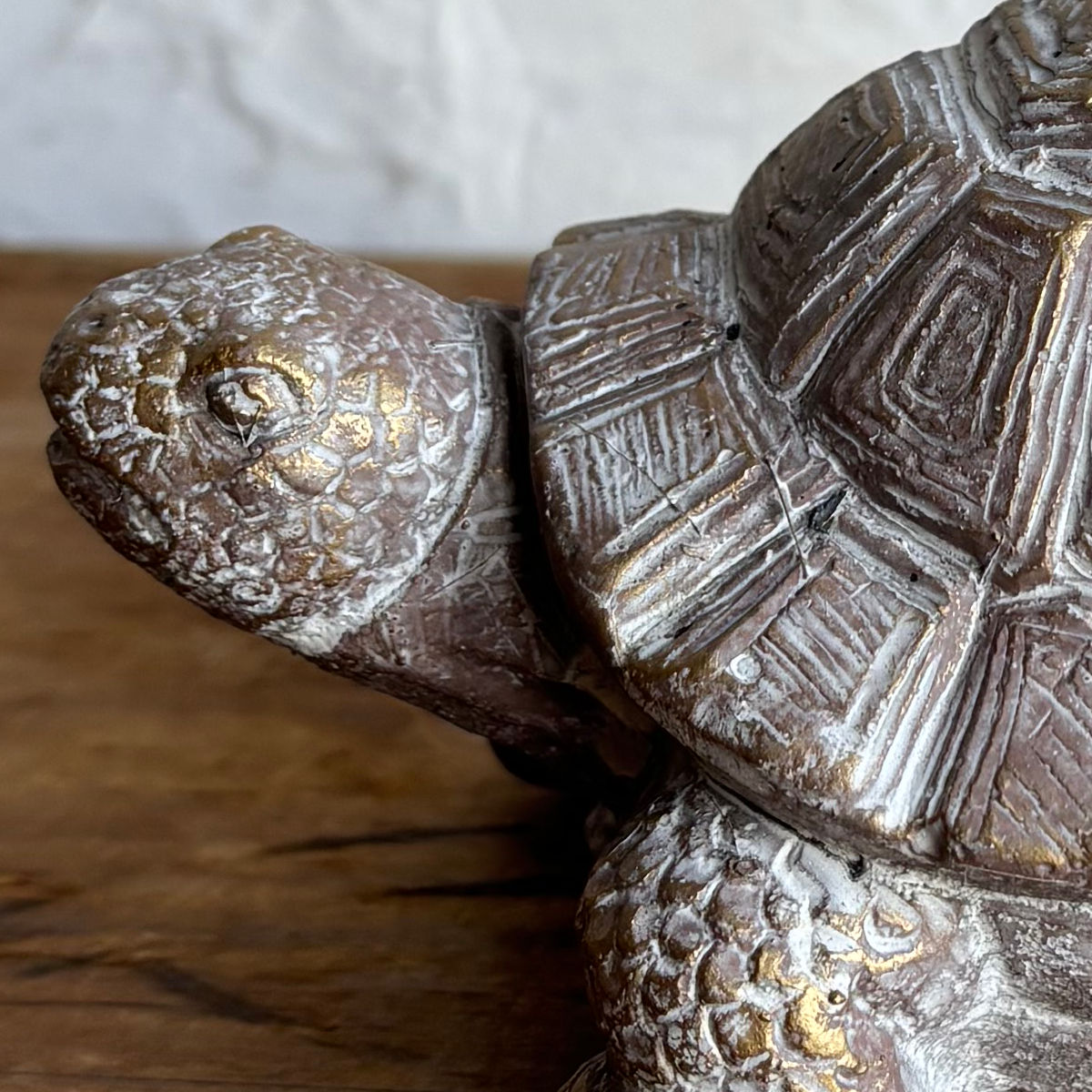 オブジェ デコール セメントオブジェ カメ B （ 置物 亀 かめ セメント