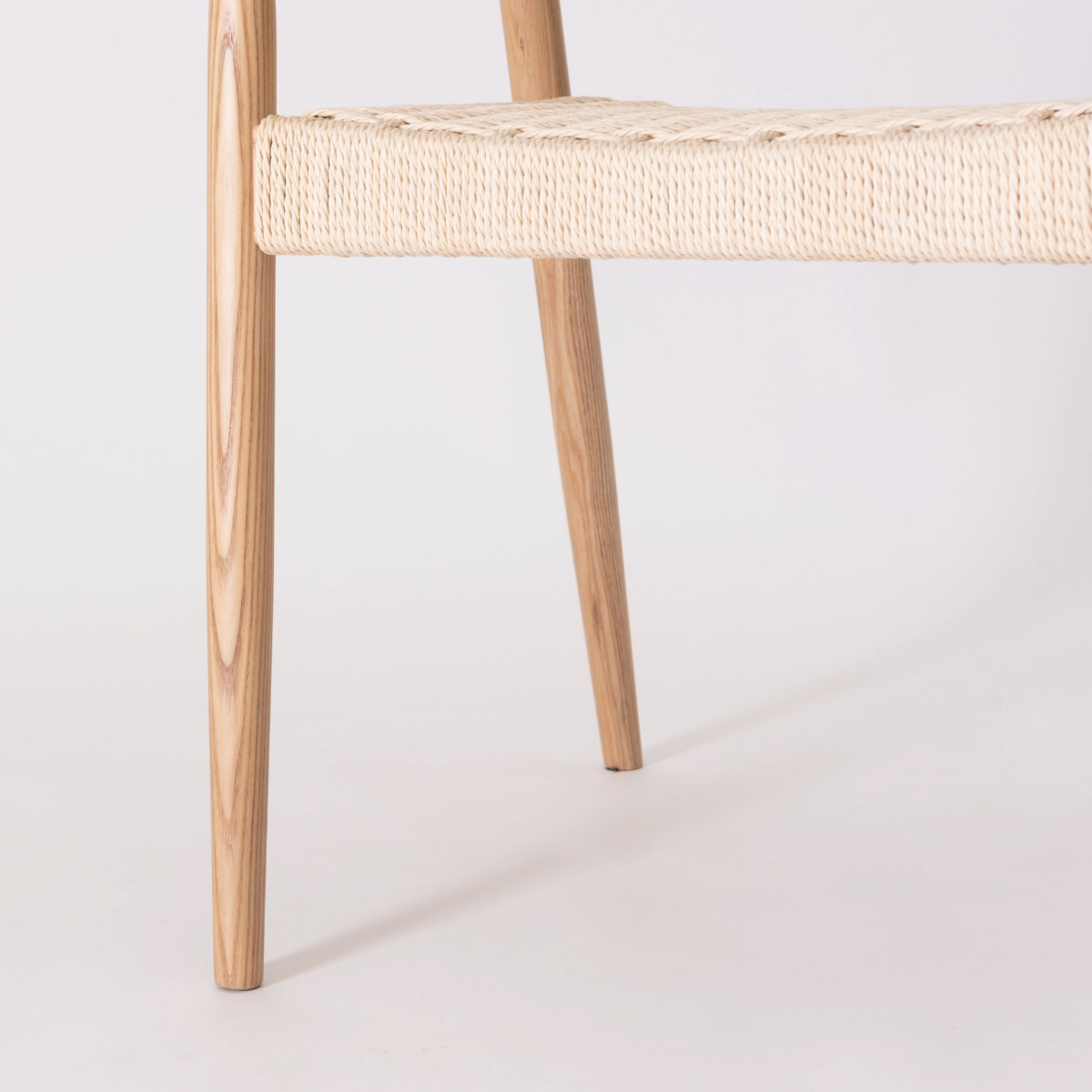 東谷 form ダイニングチェア 座面高43cm ペーパーコード アームチェア