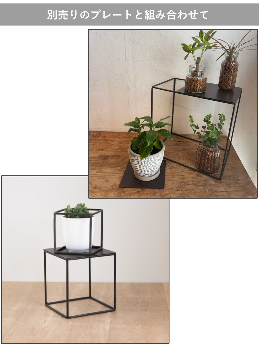 フレーム ジョセフアイアン ディスプレイワイヤーフレーム キューブ S