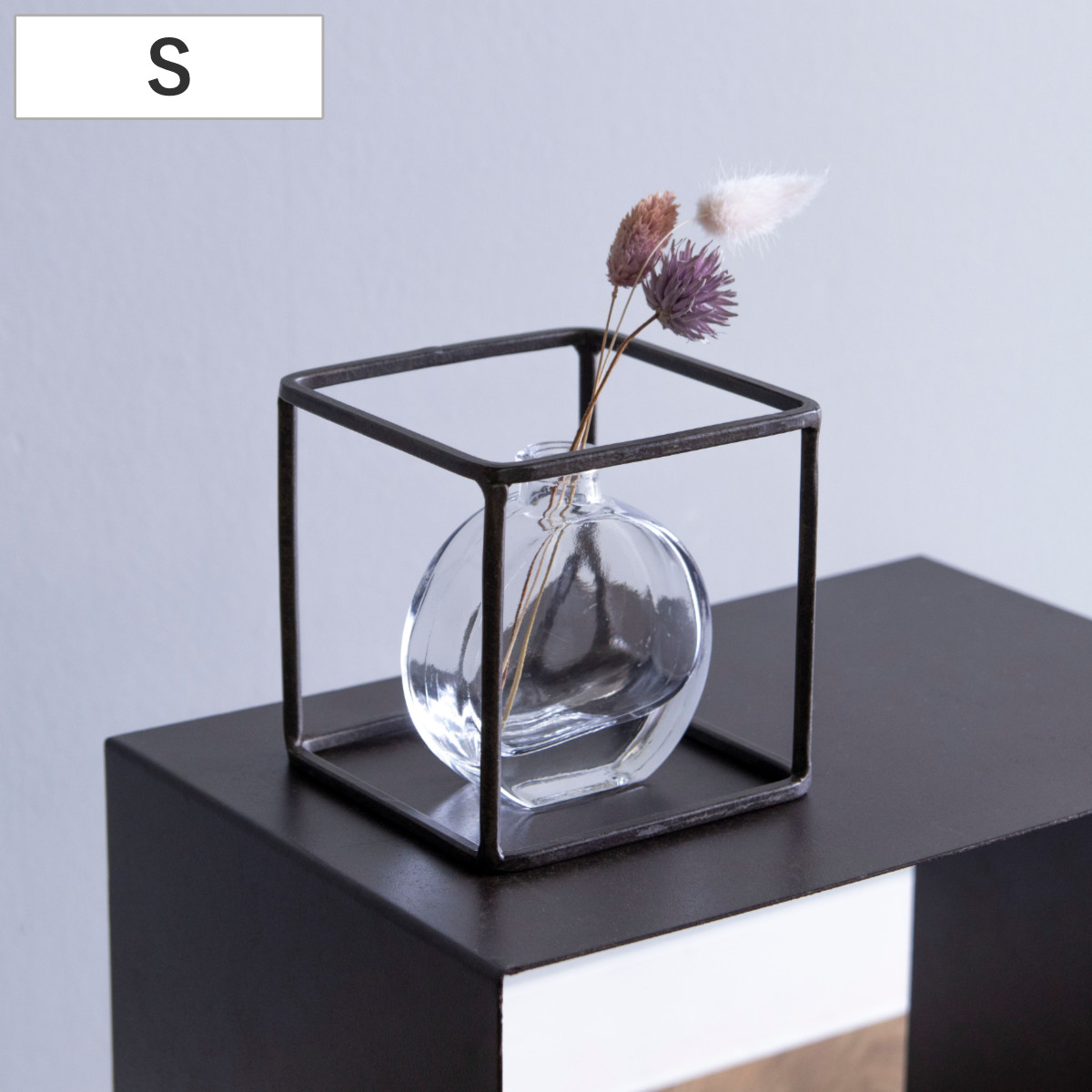 Ysh_sugawara69　アイアンディスプレイ フレーム ジョセフアイアン ディスプレイワイヤーフレーム キューブ S