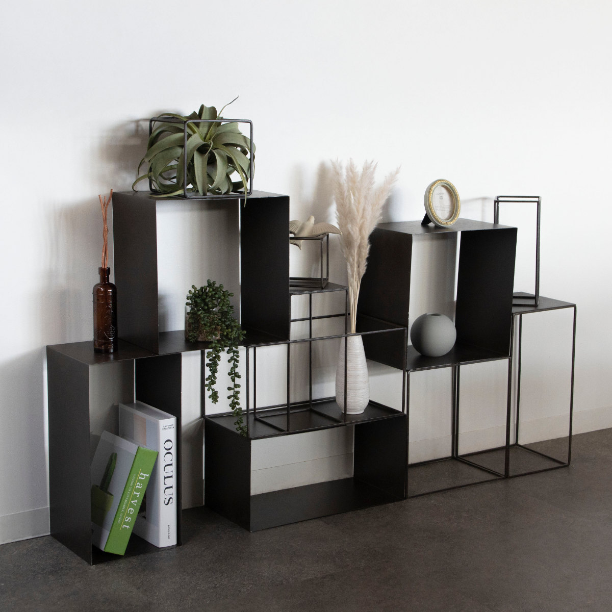 フレーム ジョセフアイアン ディスプレイワイヤーフレーム キューブ S