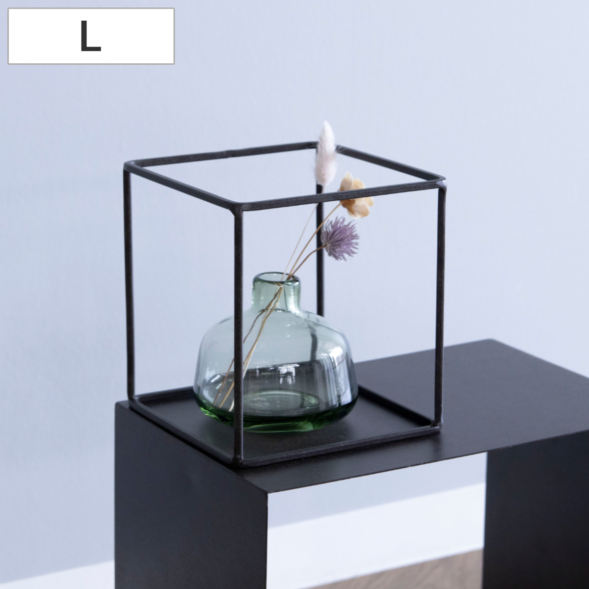 フレーム ジョセフアイアン ディスプレイワイヤーフレーム キューブ L