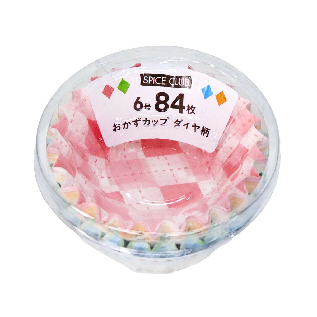 大和物産 おかずカップ ダイヤ柄 6号 84枚入 SCおかずカップ （ お弁当