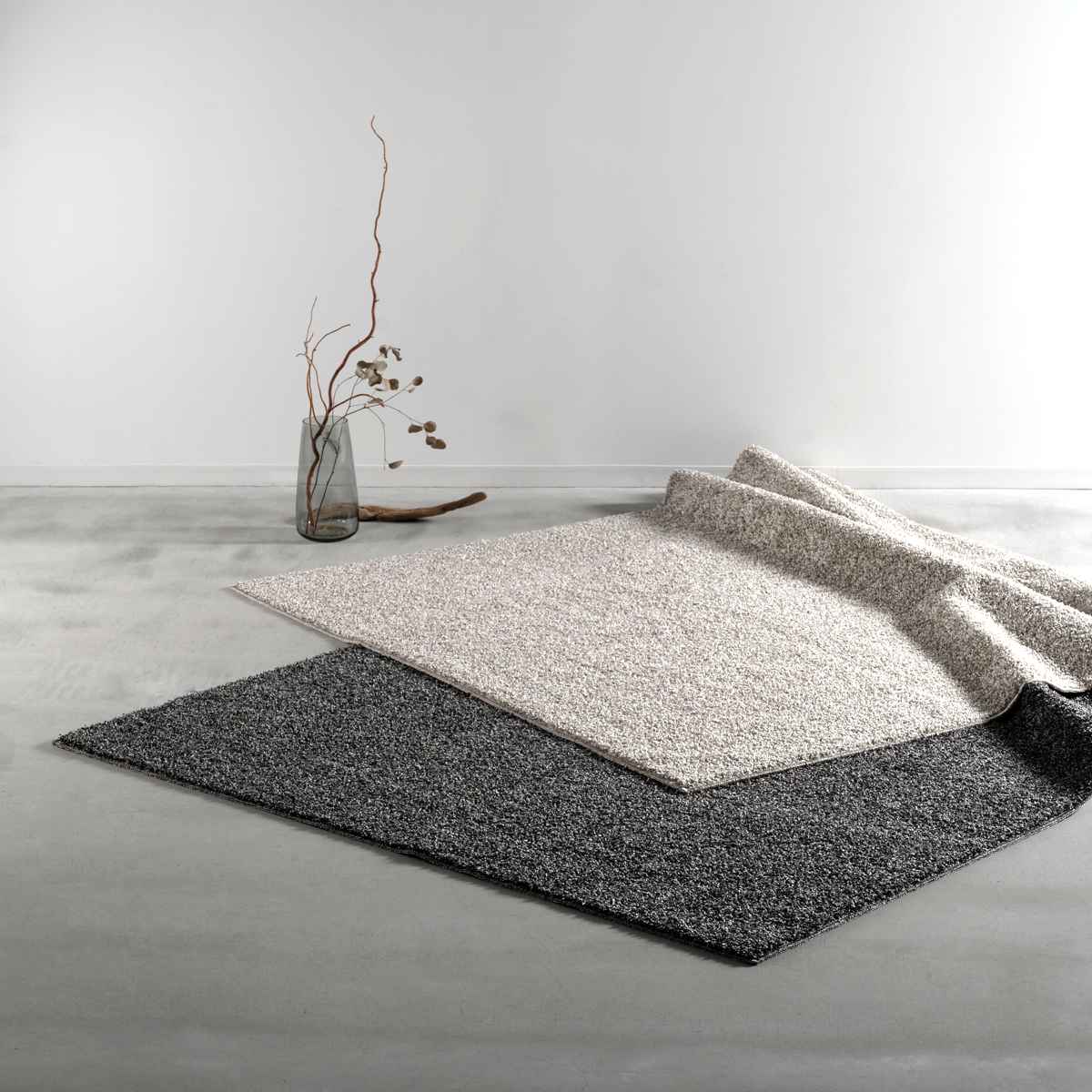 ボーコンセプト　ラグ　絨毯　シャギー　直接引取り対応　170×240 px 28 東谷 form ラグ 190×190cm 正方形 床暖房対応 （ ラグマット