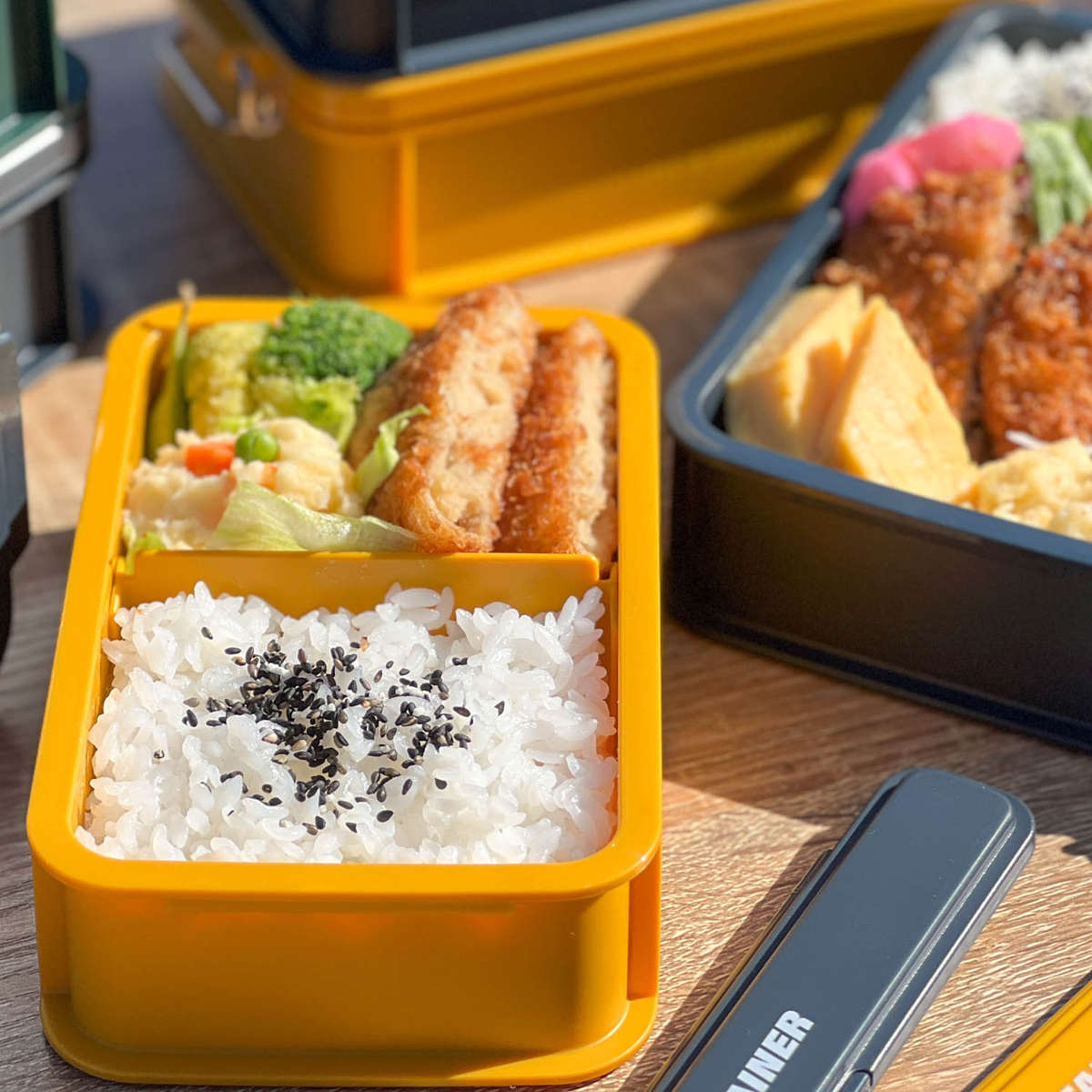 OSK（オーエスケー） 弁当箱 600ml 1段 コンテナランチボックス （ お