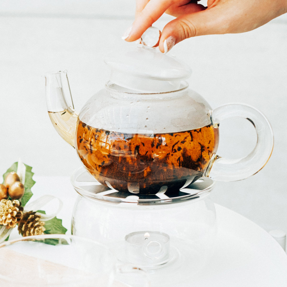 HARIO（ハリオ） ティーポット 800ml ジャンピングポット 4人用