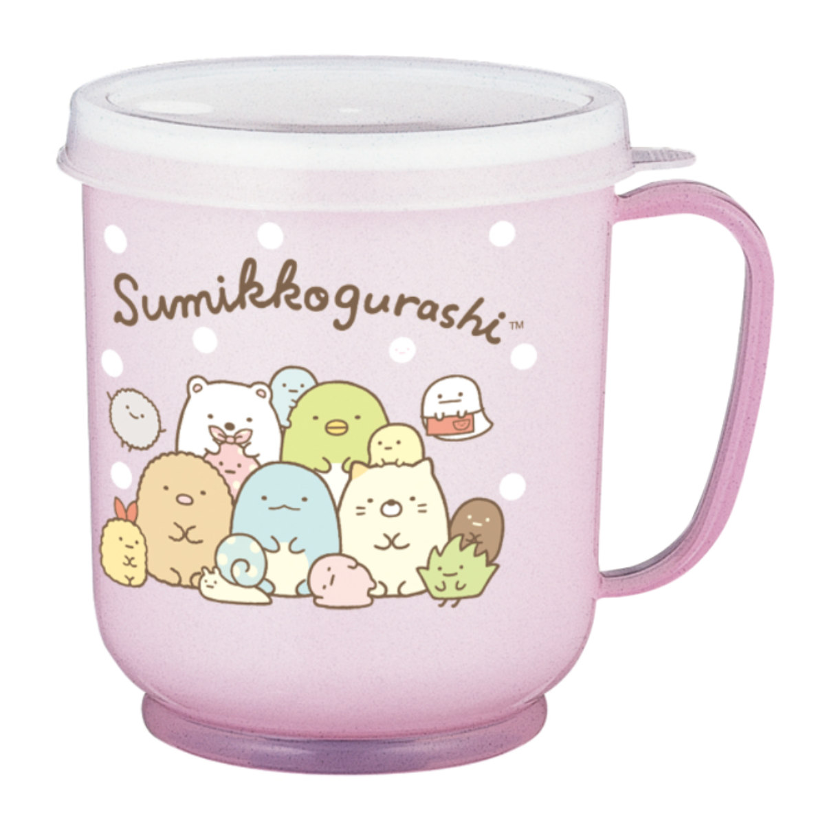 小森樹脂 コップ 300ml 蓋付クリーミーコップ すみっコぐらし （ 日本