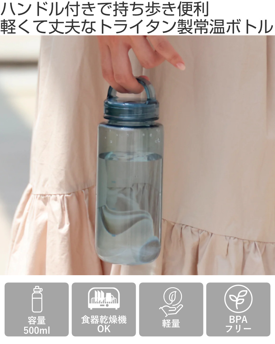 CB JAPAN（シービージャパン） 水筒 500ml ウォーターボトル mlte EDGE