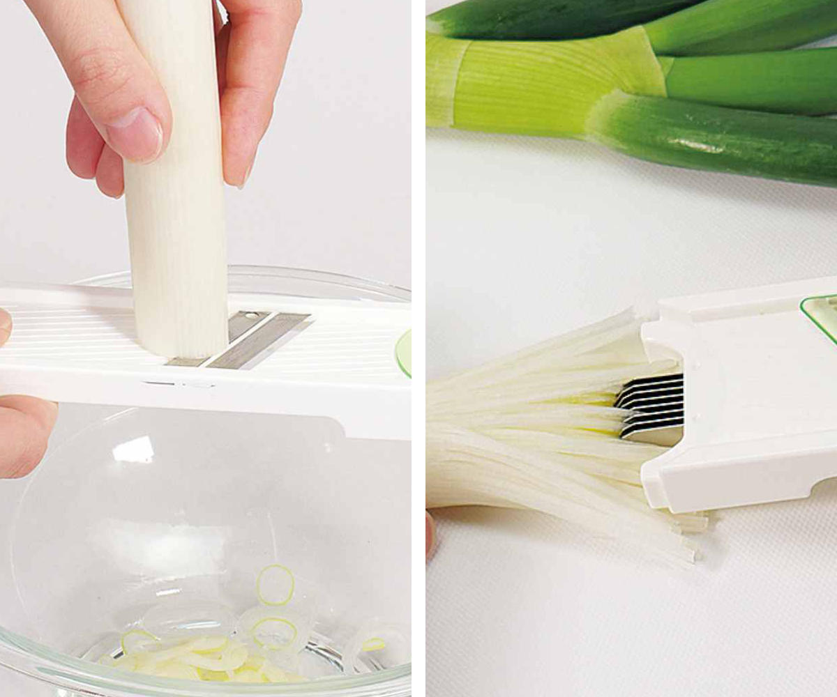 パール金属 スライサー＆白髪ねぎカッター ガジェコン 2wayスライサー