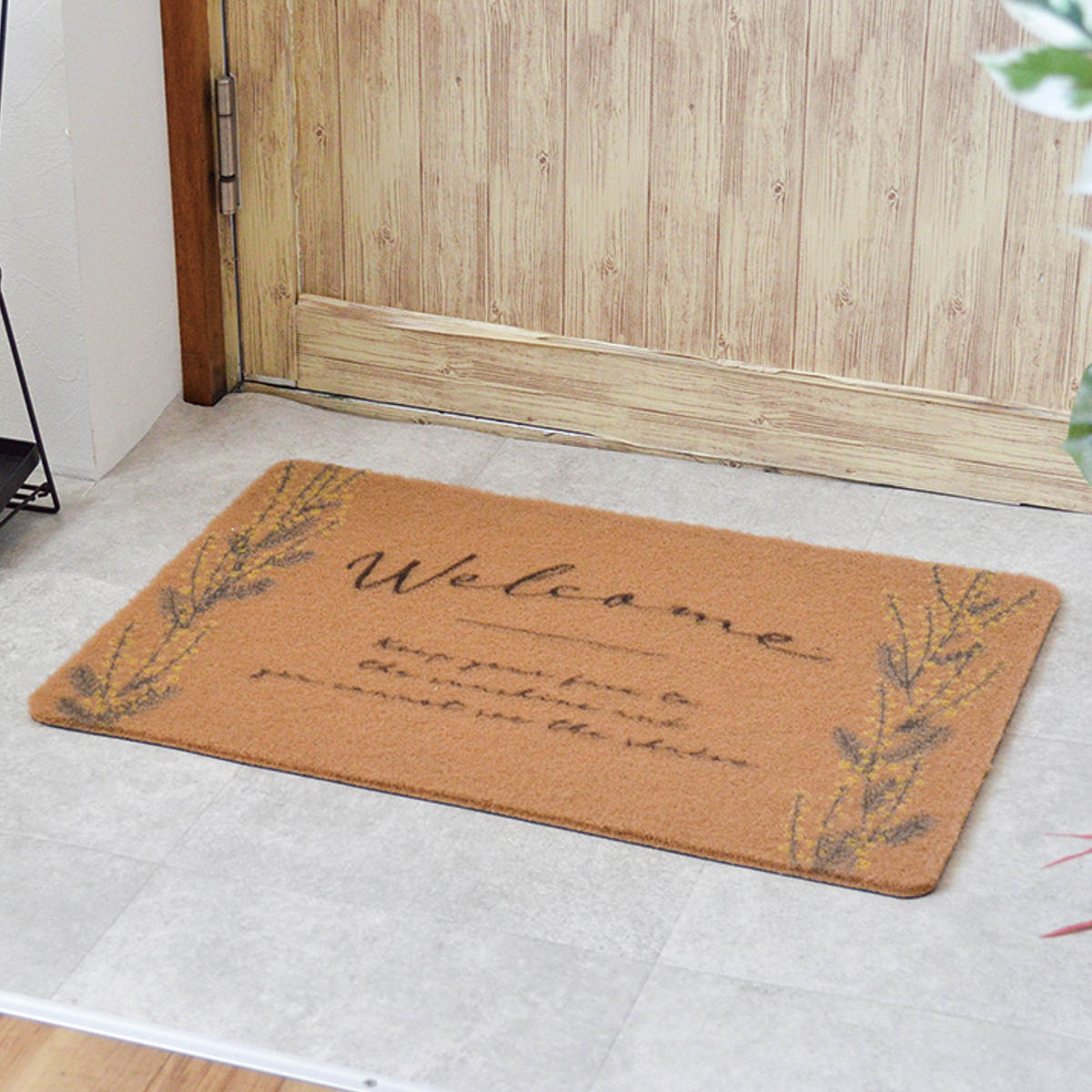 玄関マット ブロッサドアマット 屋外 60×40 （ 泥落とし 洗える 水洗い