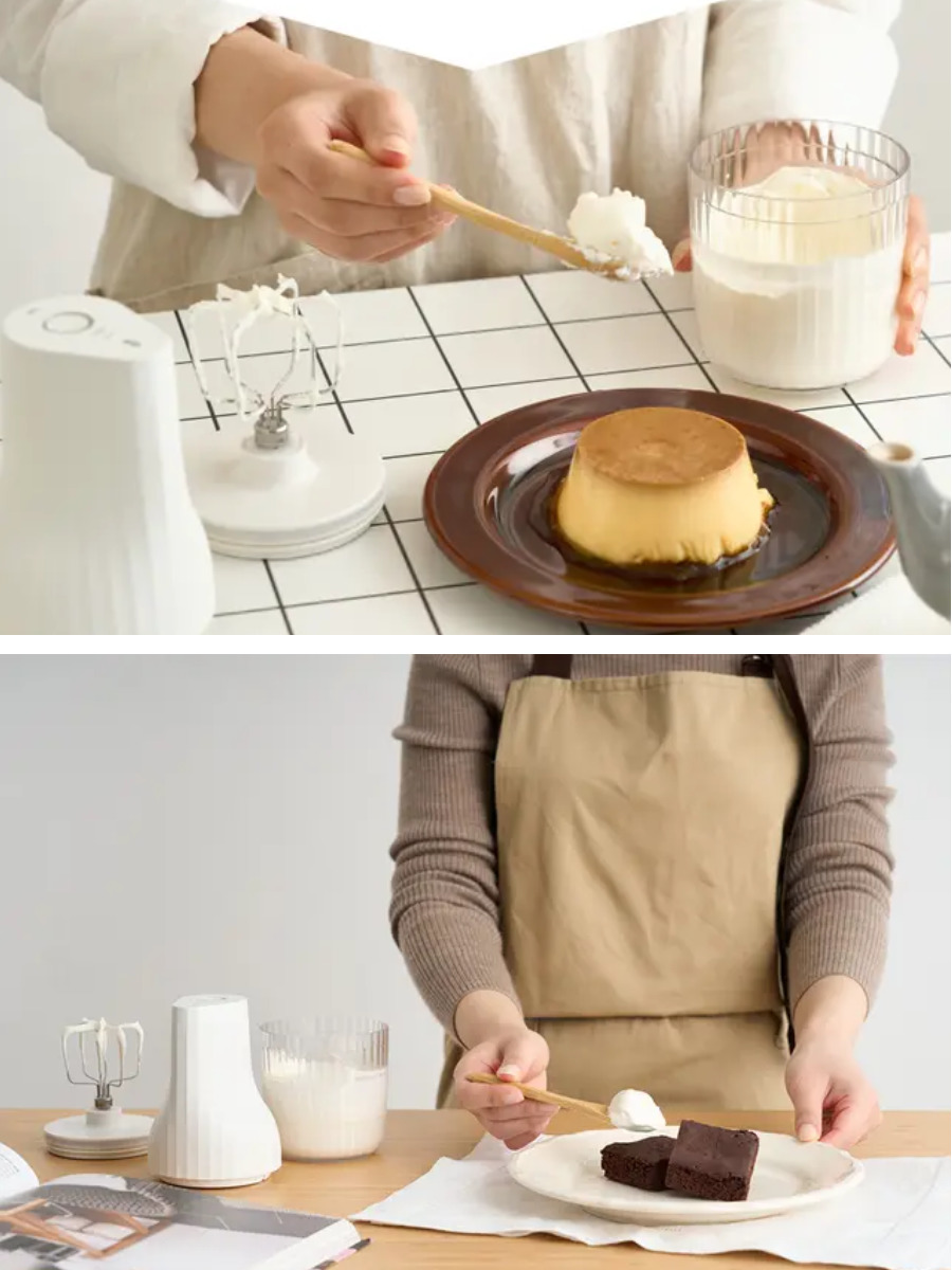 NAMACRICH 生クリッチ 電動泡立て器 貝印 泡立て器 電動 自動生クリームホイッパー 生クリッチ namacrich