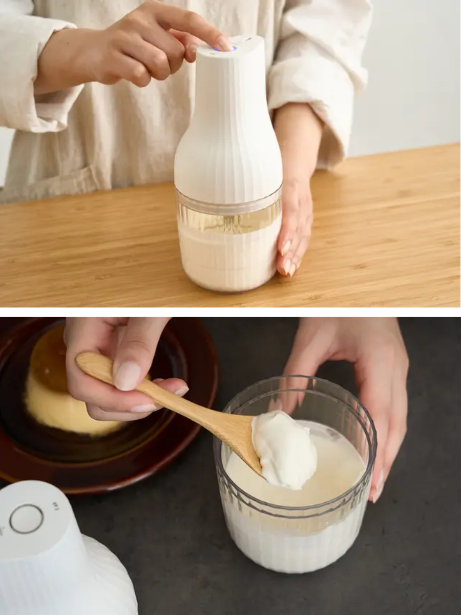NAMACRICH 生クリーム泡立て器 ホワイト 貝印 貝印 自動生クリームホイッパー 生クリッチ（NAMACRICH）泡だて器