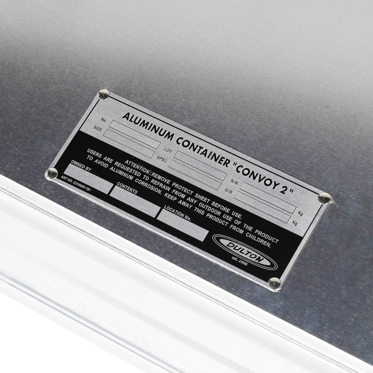 DULTON（ダルトン） 収納ボックス ふた付き S アルミ コンテナ