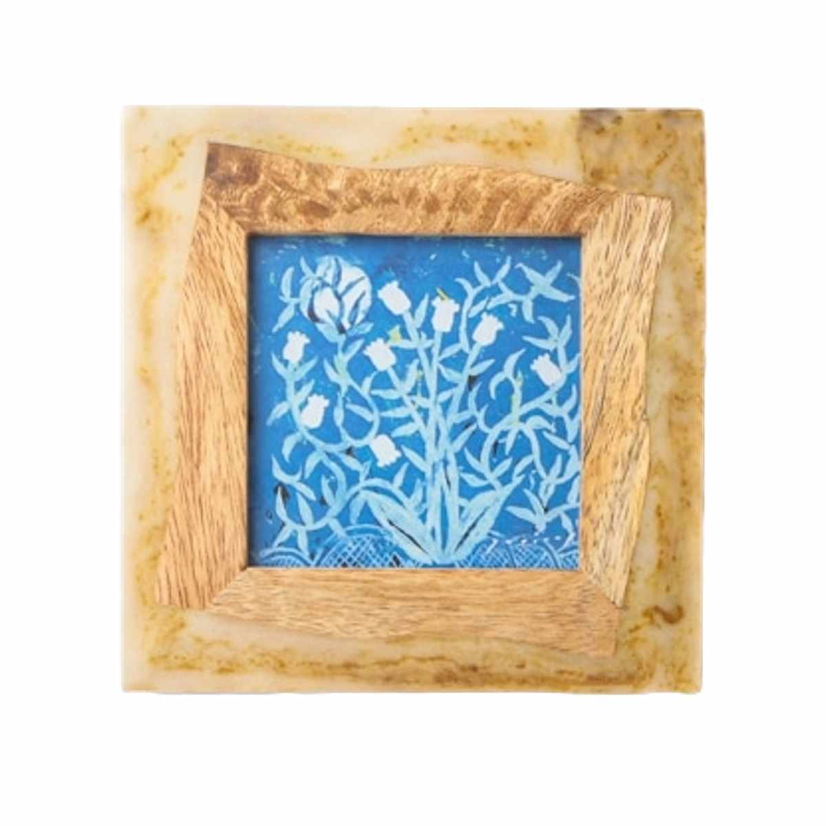 フォトフレーム ウッド＆レジンフォトフレームS スクエア 木製 レジン