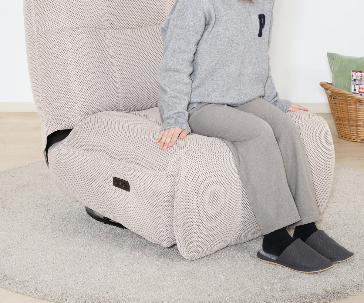 不二貿易（Fuji Boeki） 電動リクライニング ソファ 1人掛け 幅88cm