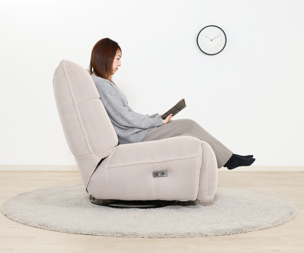 不二貿易（Fuji Boeki） 電動リクライニング ソファ 1人掛け 幅88cm