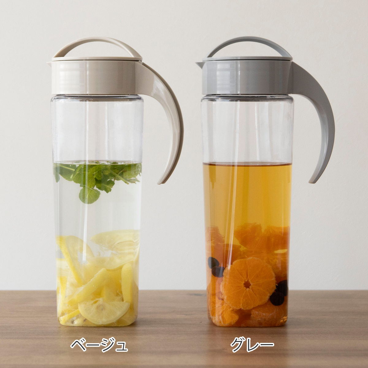 TAKEYA（タケヤ） ピッチャー 1.9L スリムジャグ 同色2本セット