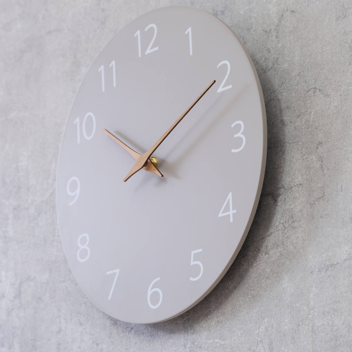 不二貿易（Fuji Boeki） 掛け時計 mokumo 静音 ウォールクロック 秒針