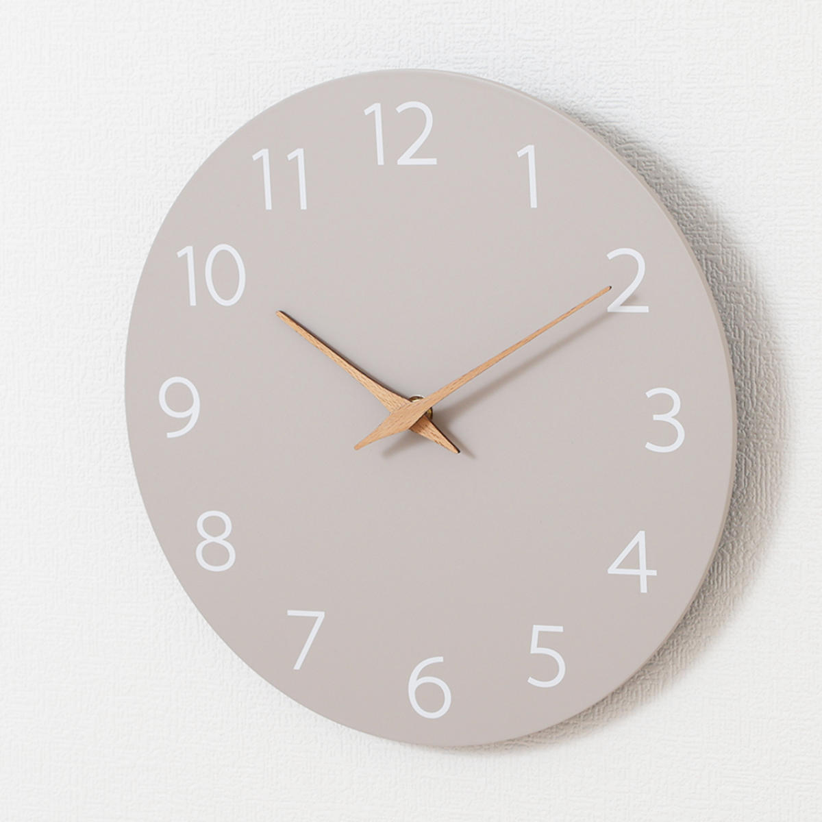 不二貿易（Fuji Boeki） 掛け時計 mokumo 静音 ウォールクロック 秒針