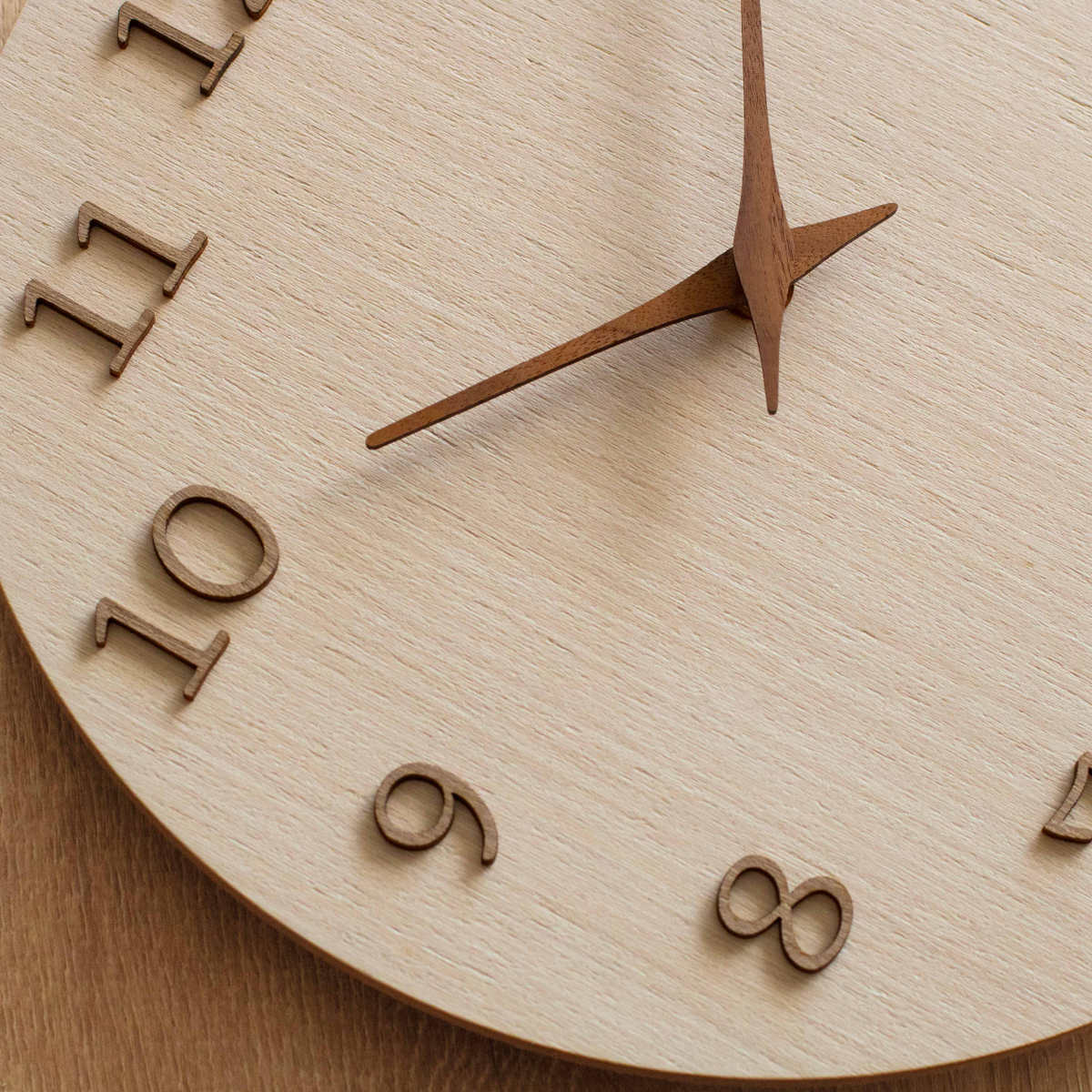 掛け時計 komorebi 静音 ウォールクロ...の詳細画像3