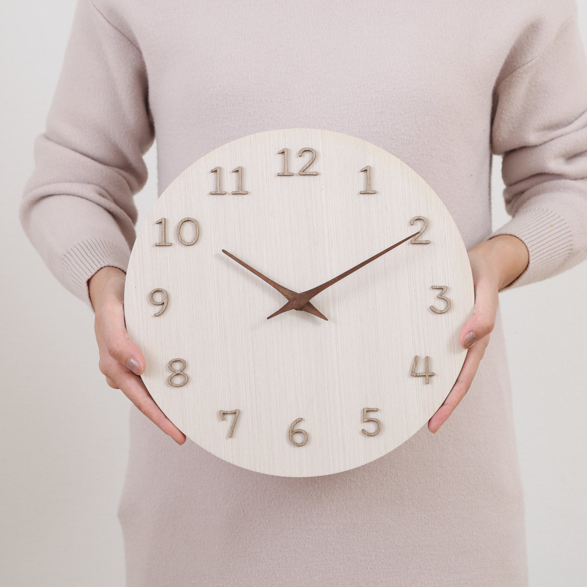 掛け時計 komorebi 静音 ウォールクロ...の詳細画像4