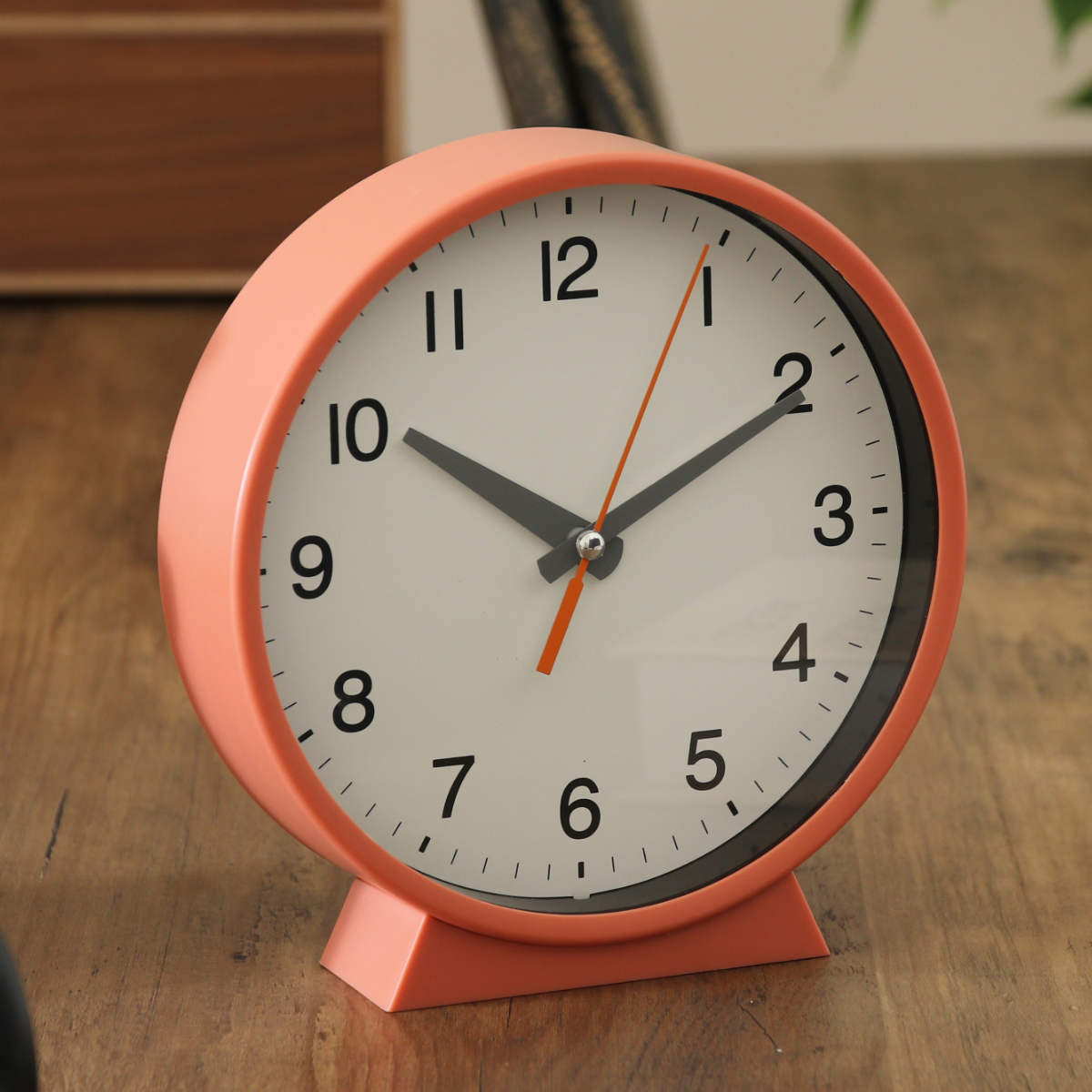 不二貿易（Fuji Boeki） 置掛兼用時計 エルフ 連続秒針 静音 掛け時計