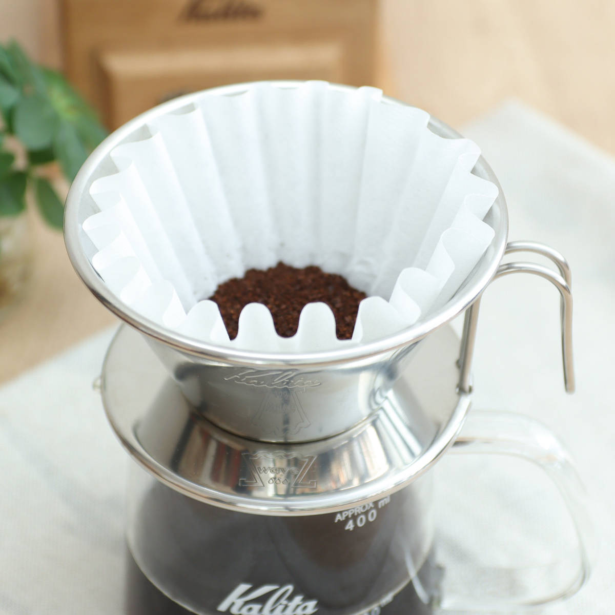 Kalita（カリタ） ドリッパー WDS-185 （ 2〜4人用 ステンレス 日本製