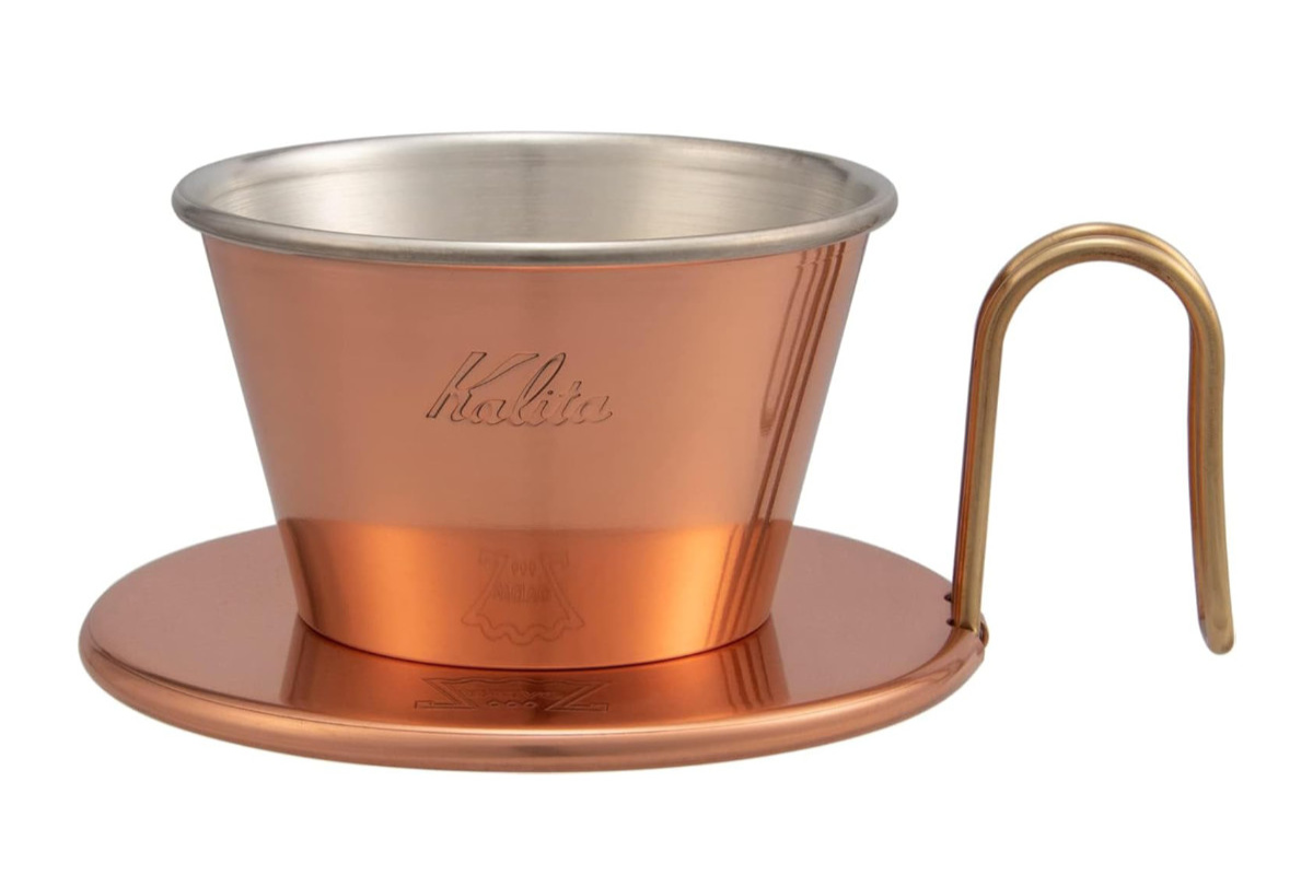Kalita（カリタ） ドリッパー WDC-155 （ 1〜2人用 銅製 日本製 三つ穴