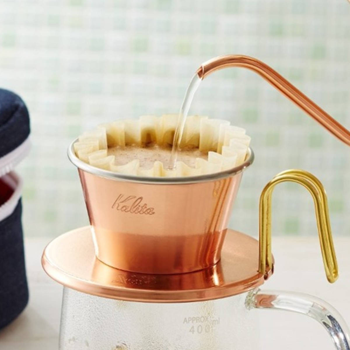 Kalita（カリタ） ドリッパー WDC-155 （ 1〜2人用 銅製 日本製 三つ穴