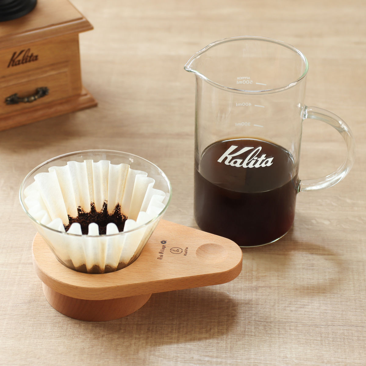 Kalita（カリタ） ドリッパー WDG-185 しずく型セット （ 2〜4人用